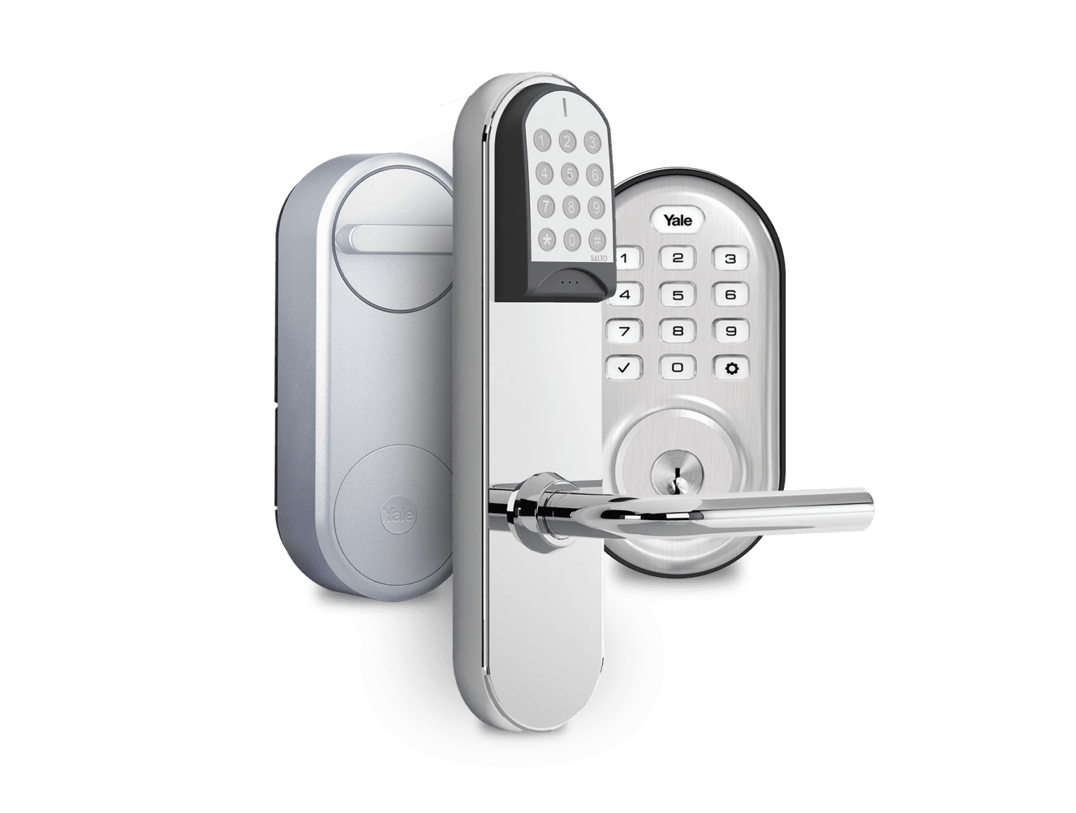 Alt text Yale and Salto smart locks
 