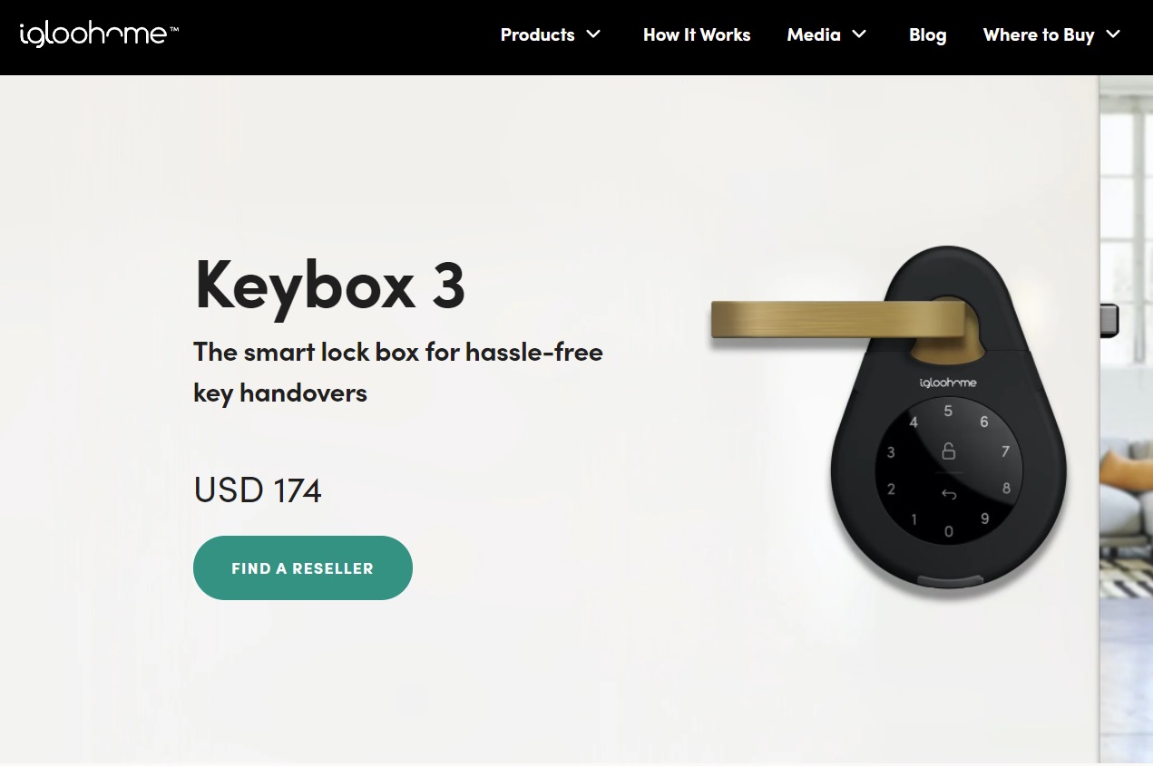 04_Keybox 3 smart lock box Igloohome