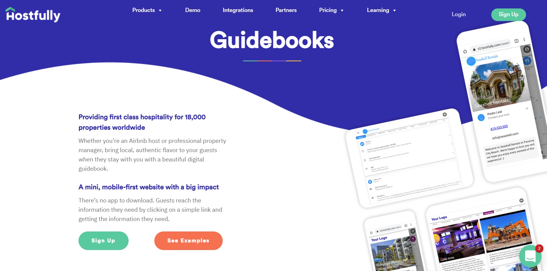 05_Hostfully Guidebooks homepage
