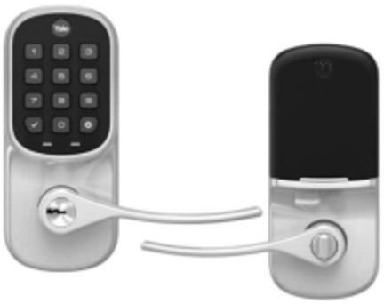 Two Yale Assure lever keypad smart locks 