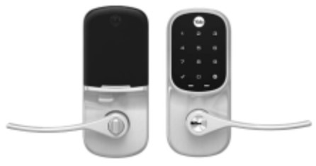 Two Yale Assure lever touchscreen smart locks