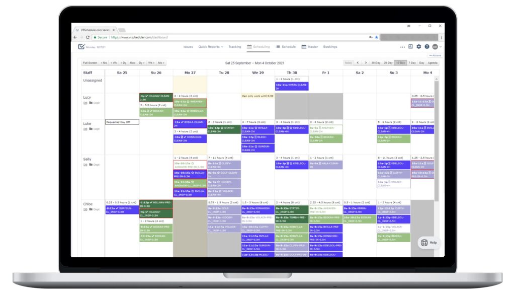 Image of Operto Teams Scheduling Calendar