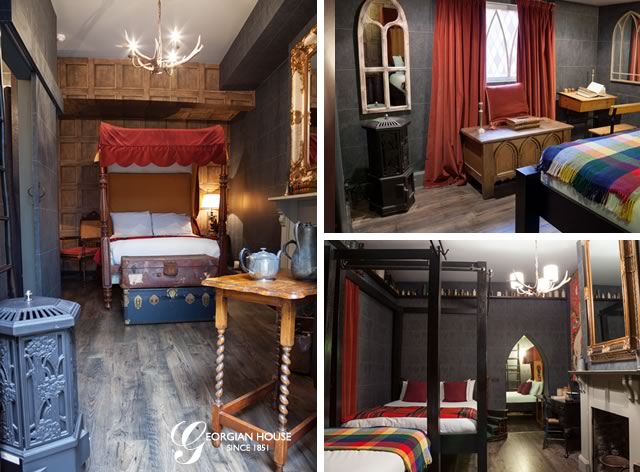 Gregorian Harry Potter themed hotel room