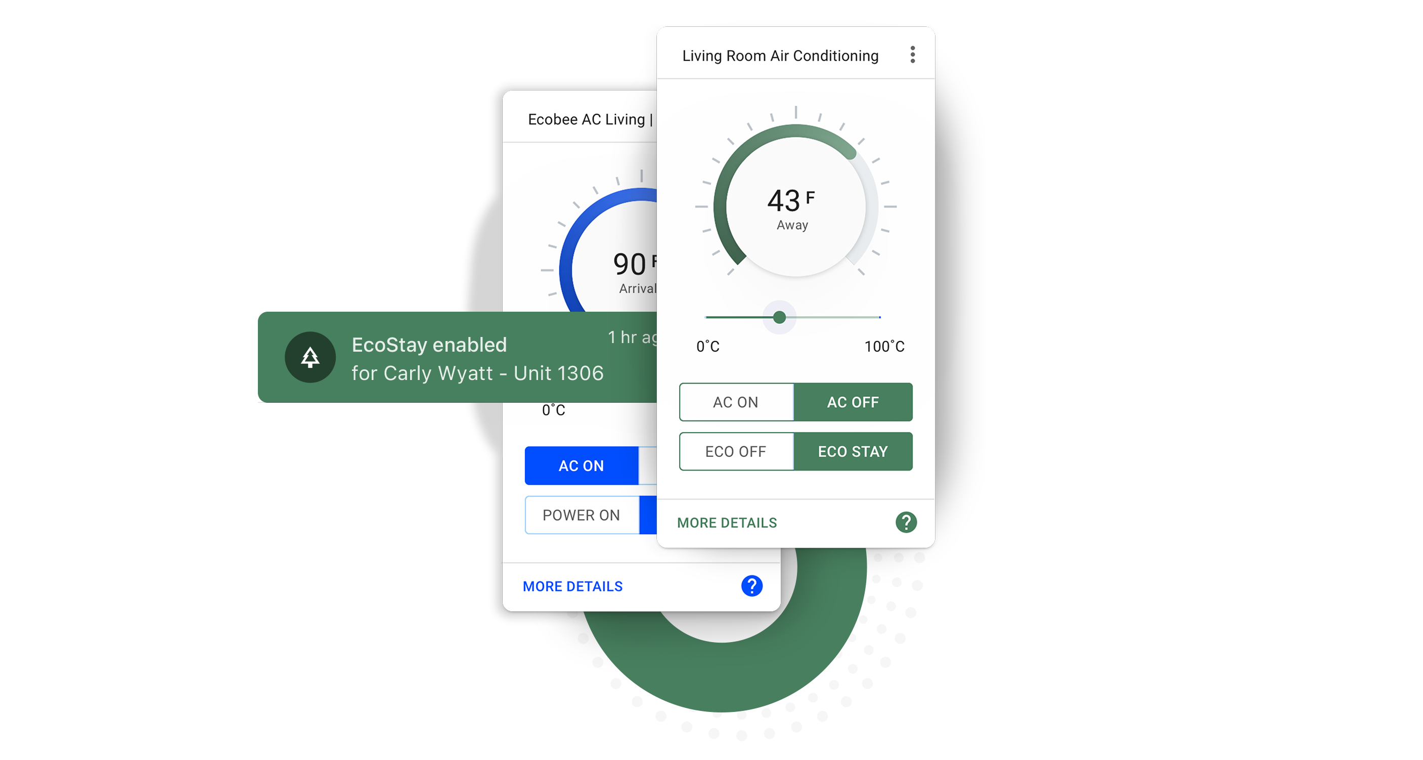 Thermostat control with Operto Guest