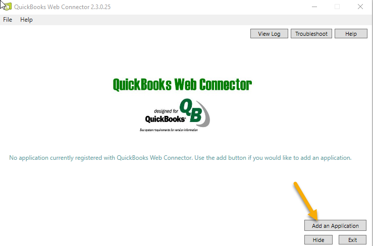 QuickBooks integrations web connector
