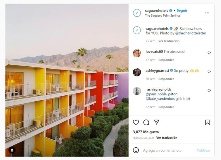 Saguaro Hotels Instagram Post