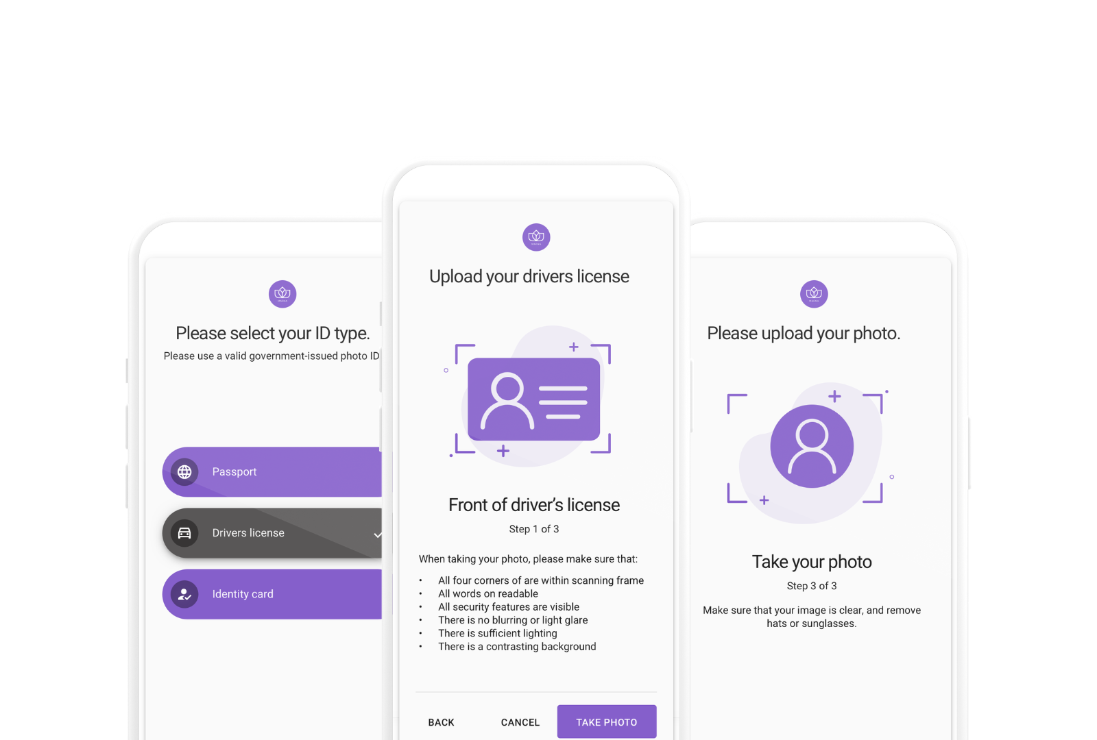 Operto Guest Verification Upload Documentation and Photo ID