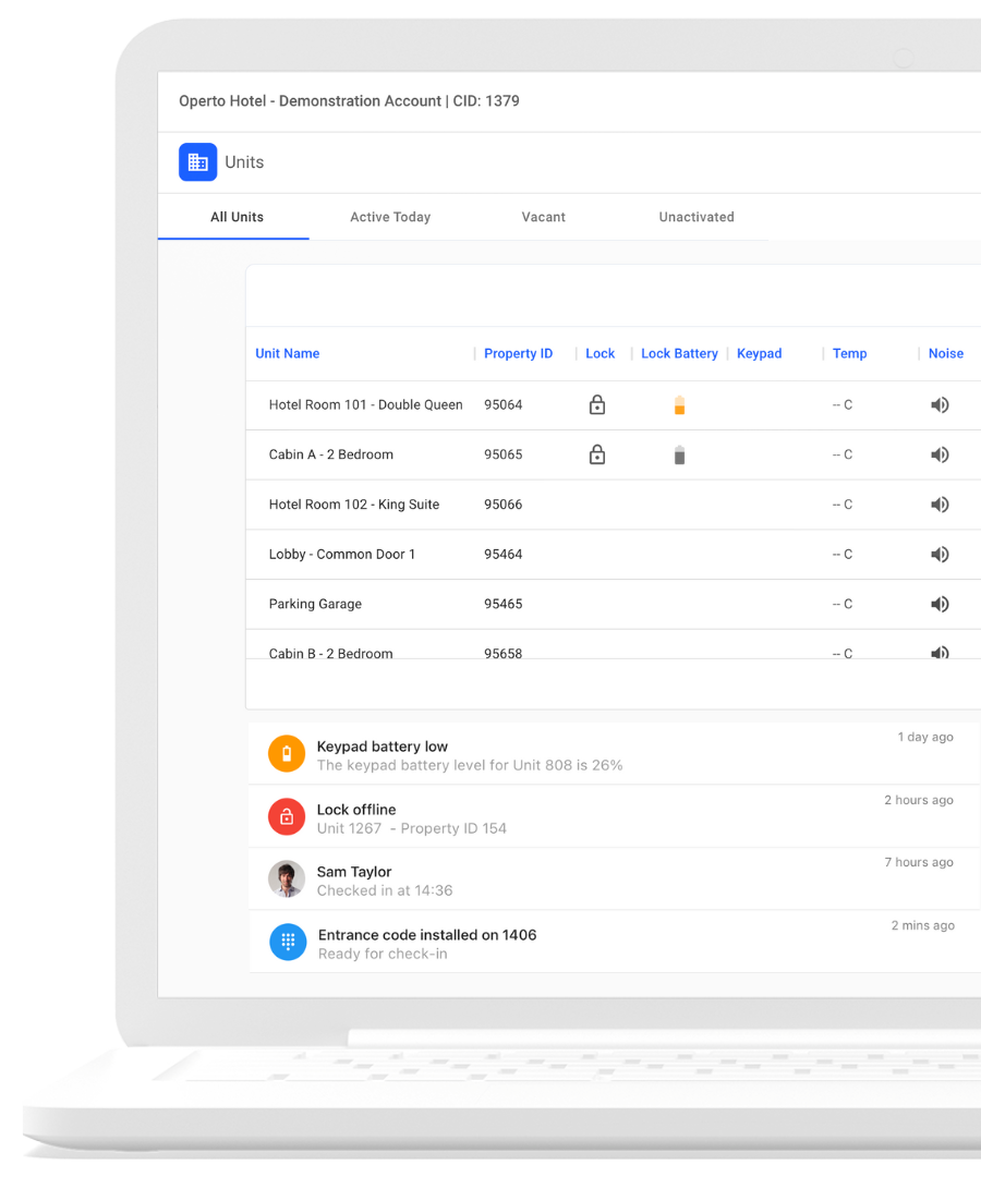 Operto Connect automates access control with energy management automation for hotels and vacation rentals.