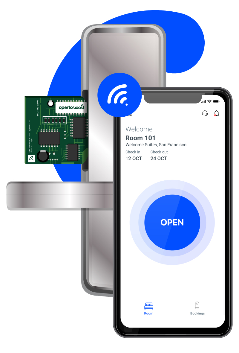 Image of the Operto Boost Smart Chip and app