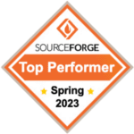 Sourceforge top performer badge spring 2023