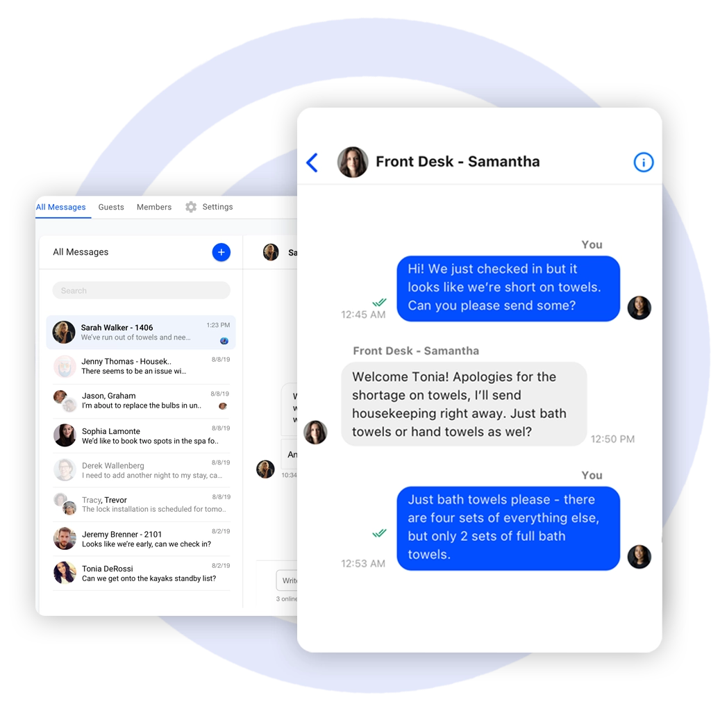 Operto Guest Messaging